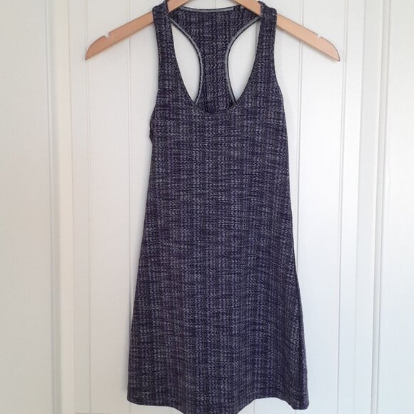 Lululemon Cool Racerback Extra Long Tank in Ziggy Wee Caspian Purple Size 4 - Picture 8 of 8